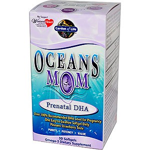 Garden of Life Oceans Mom Prenatal DHA Strawberry Flavor