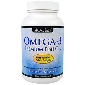 Madre Labs, Omega-3 Premium Fish Oil