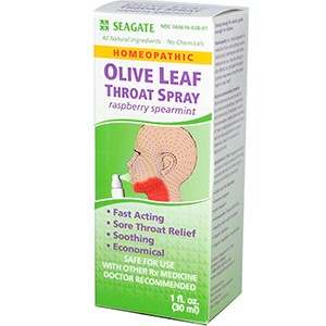 Seagate, Olive Leaf Throat Spray