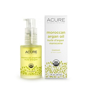 Acure Organics, 100 % сертифицированное, органическое, марокканское аргановое масло, Восстановление для всех типов кожи, 30 мл