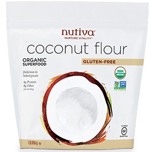 Nutiva, Органическая кокосовая мука, безглютеновая, 454 г