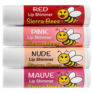 Sierra Bees, Тонированные бальзамы для губ, 4 оттенка