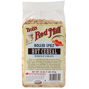 Bob's Red Mill, Спельта плющенная, Hot Cereal, 453 г