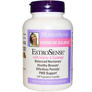 Natural Factors, WomenSense, EstroSense, Средство для поддержания гормонального баланса, 120 капсул