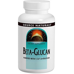 Source Naturals, Бета-глюкан (Beta Glucan), 250 мг, 60 таблеток