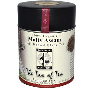 The Tao of Tea, 100% Органический Насыщенный Черный Чай Солодовый Ассам, 100 г