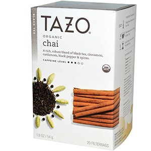 Tazo Teas, Органический черный чай, 20 фильтр-пакетиков, 54 г