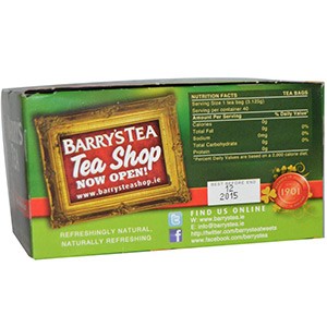Barry's Tea, Чай «Ирландский завтрак», 40 пакетиков, 125 г