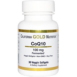 California Gold Nutrition, CoQ10, 100 мг