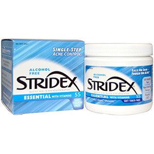 Stridex, Single-Step Acne Control, не содержащие спирта