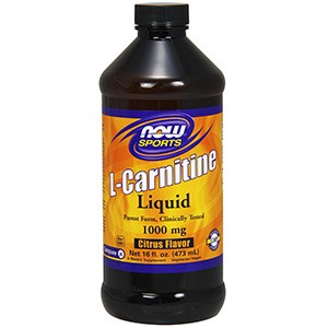 Now Foods, L-карнитин в жидкой форме, с цитрусовым ароматом, 1000 мг