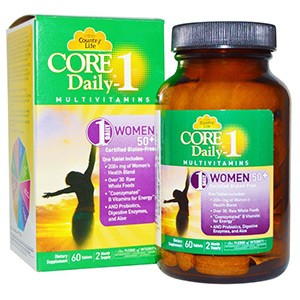 Country Life, Core Daily -1, Мультивитамины для женщин за 50