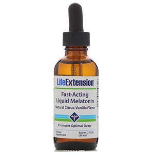 Life Extension, Быстродействующий жидкий мелатонин с натуральным ароматом цитрусовых и ванили