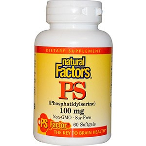 Natural Factors, Фосфатидилсерин 100 мг
