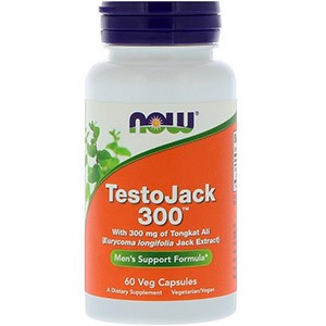 Now Foods, TestoJack 300, 300 мг