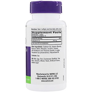 Natrol, Коэнзим Q10, 200 мг