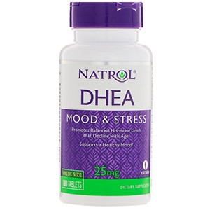 Natrol, DHEA, Mood & Stress, 25 mg