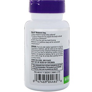 Natrol, Мелатонин, Экстра сила, 5 мг