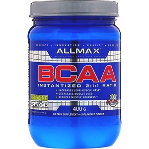 ALLMAX Nutrition, 100% чистые аминокислоты с разветвленной цепью