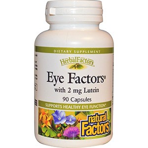 Natural Factors, Препарат Eye Factors с 2 мг лютеина