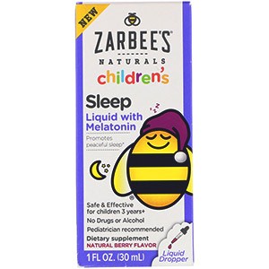 Детское средство для сна с ягодным вкусом в жидкой форме от компании Zarbee's