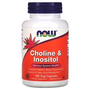 Now Foods, Холин и Инозитол (Choline & Inositol)