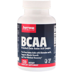 Jarrow Formulas, BCAA, Branched Chain Amino Acid Complex, 120 растительных капсул