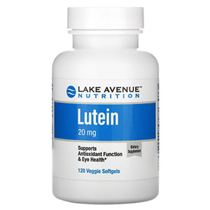 Lake Avenue Nutrition, лютеин, 20 мг, 120