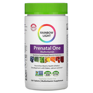Rainbow Light, Prenatal One, пренатальные мультивитамины