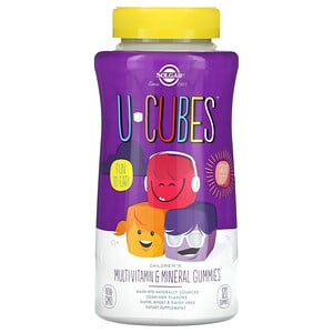 Solgar, U-Cubes, жевательные конфеты для детей