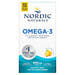 Nordic Naturals, Омега-3, с лимонным вкусом, 345 мг, 60 капсул